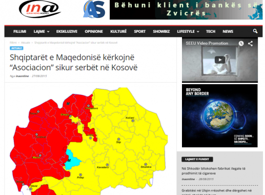 INA - Shqiptarët e Maqedonisë kërkojnë Asociacion si serbët në Kosovë
