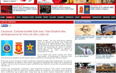 Zhurnal - Ekskluzive - Evitohet konflikti fizik mes Talat Xhaferit dhe perfaqesuesve te VMRO-se dhe LSDM-se