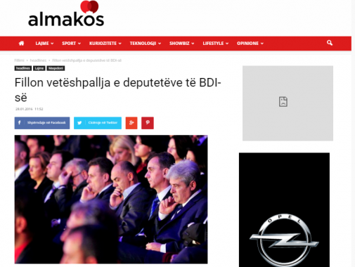 Almakos - Fillon veteshpallja e deputeteve te BDI-se