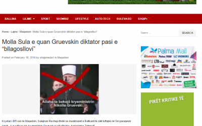 Shqipmedia - Molla Sula e quan Gruevskin diktator pasi e bllagosllovi