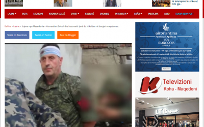 Zhurnal - Komandant Sokoli dhe kosovaret tjere do tw kalben ne burgjet e Maqedonise