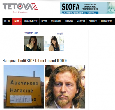 Tetova sot - Haracina i thote STOP Fatmir Limanit