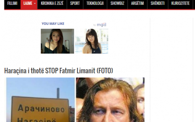 Tetova sot - Haracina i thote STOP Fatmir Limanit