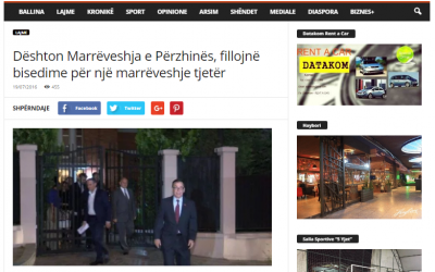 Tetova 1 - deshton marreveshja e Perzhines fillojne bisedimet per marreveshje te re